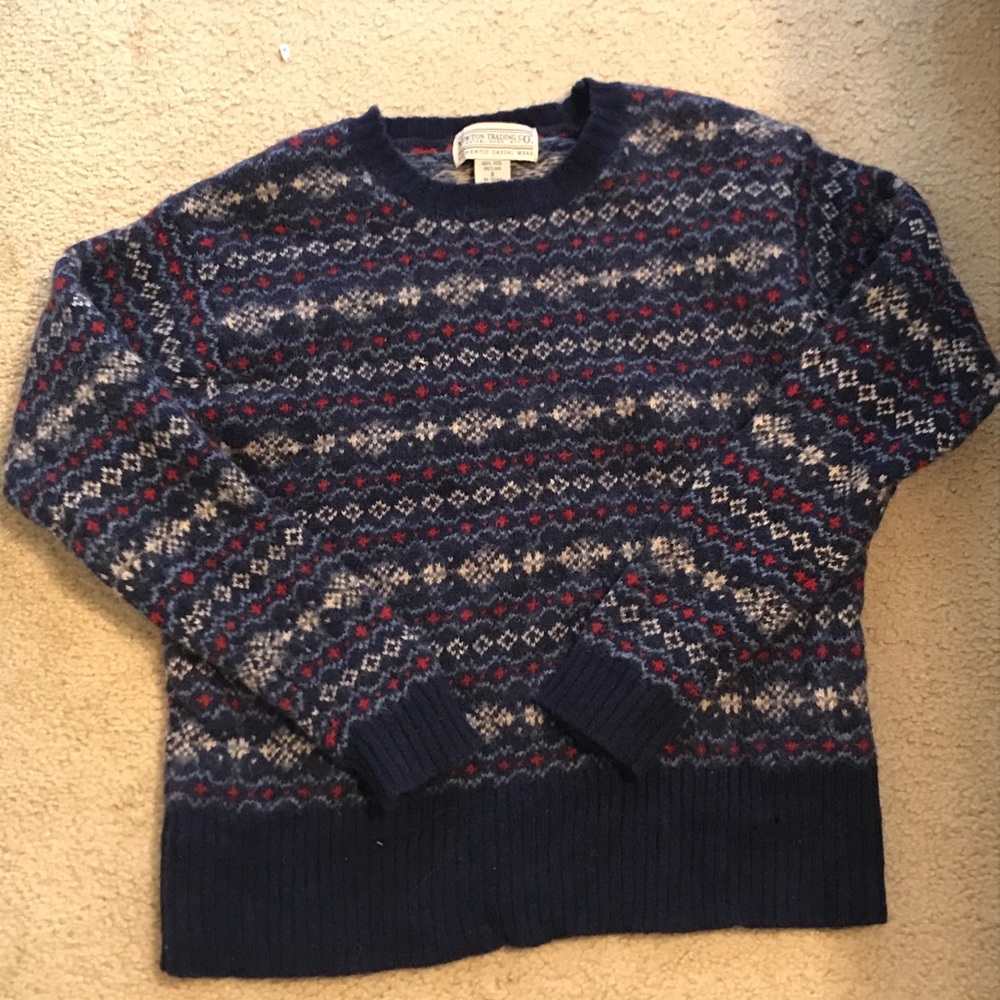 VINTAGE WOOL PATTERNED SWEATER from the 90s!!!! - Picture 1 of 4